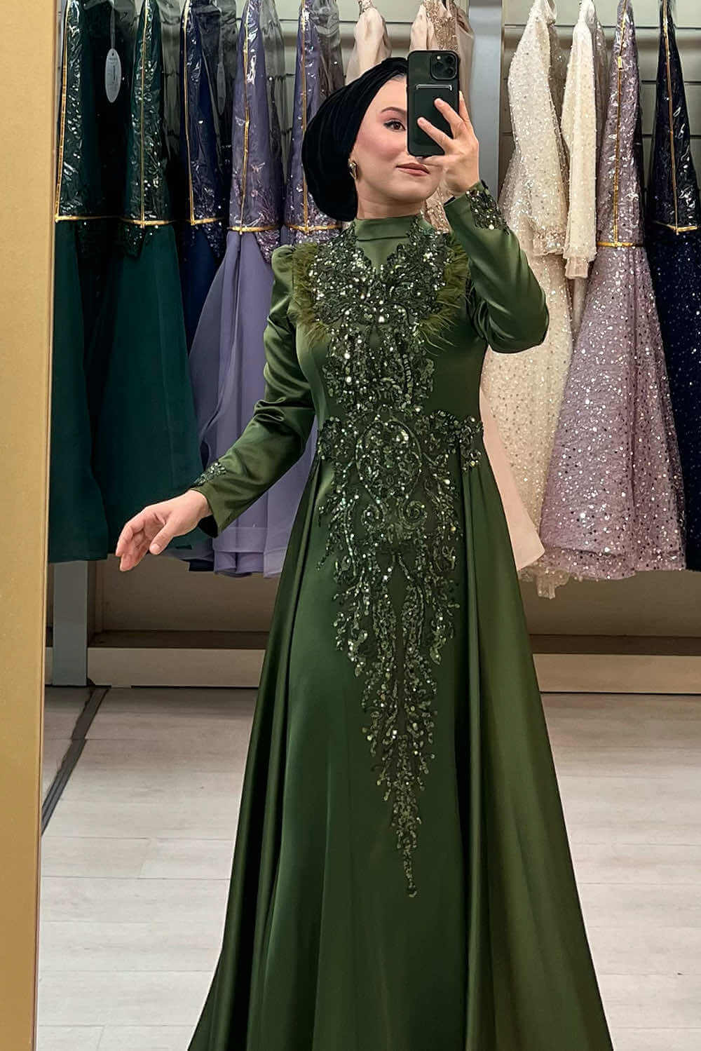 Pınar Şems Kanaviçe Abiye
